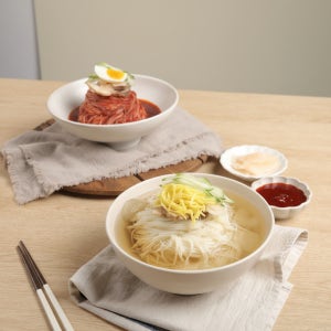 HACCP 부산 개금 35년 전통 밀면 4인분 반반세트 [청결한식품 제일제면]