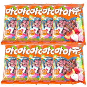 크라운 마이쮸 핑크리치 & 써니피치 284g X 10개입 박스 (대)