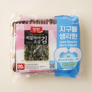 메가마트 동원 양반 히말라야 소금김 에코팩 4gx20