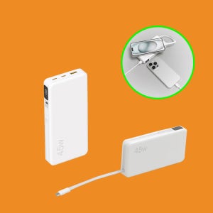 PD 45W 초고속 일체형 C타입 보조배터리 22.5W USB포트 LCD 20000mAh