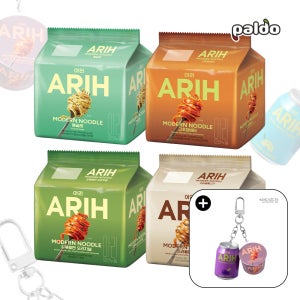 [키링증정]아리 ARIH 모던누들봉지 베스트 4종 16입 (봉골레, 고추장버터, 김볶음면, 트러플불고기)