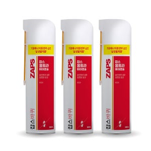살생물제품승인 잡스 울트라 에어로졸 바퀴벌레 모기 스프레이 살충제 500ml, 3개