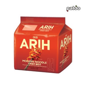 아리 ARIH 모던누들봉지 김볶음면 매운맛 130g x 16입