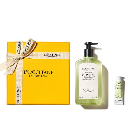 [기프트][단독] 록시땅 버베인 샤워 젤 500ml 세트(+핸드 크림 10ml)(버베나)