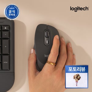 [신제품] 로지텍코리아 공식 M840L 무소음 무선 마우스 그라파이트