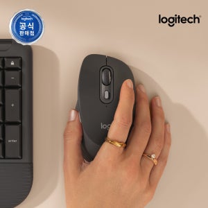 [신제품] 로지텍코리아 공식 M840L 무소음 무선 마우스 그라파이트