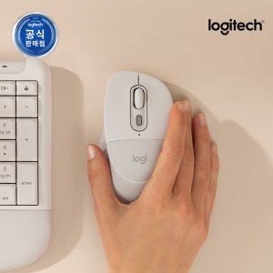 [신제품] 로지텍코리아 공식 M850L 인체공학 무소음 핸드쿠션 무선마우스 오프화이트