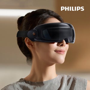 필립스 스팀아이 눈 마사지기 PPM2523 보습 에어백 진동 온열 눈케어 안마기