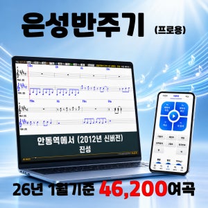 반주기 색소폰 드럼 기타 노래방 악보 USB 은성 프로용