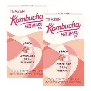 티젠 콤부차 피치, 10개입, 2개
