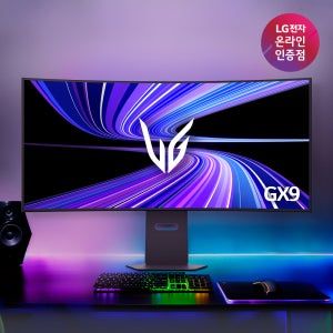 신상위크194만 (올레드케어 4년보장) LG GX9 45GX950B OLED 5K2K evo AI 330Hz듀얼모드 게이밍모니터 113cm(45인치)