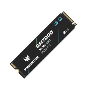 프레데터 M.2 SSD 2TB GM7000, DRAM 캐시 NVMe 1.4 2280 PCIe Gen4 4 초고속(최대 읽기 7400MB /s, 최대 쓰기 6700MB /s) PS5