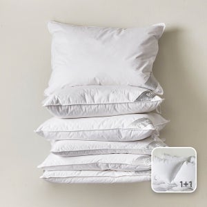 스탠다드 5성급 호텔 구스 베개솜 거위털 베개속통 1+1 50x70cm, 1300g