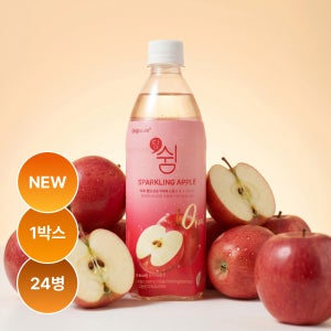 당쉼 스파클링 애플맛 애사비 탄산음료 제로음료 혈당관리 기능성표시식품 500ml, 24개
