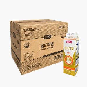 골드라벨생크림 뉴NEW 1030g x 1박스(12개) (식물성가당) 냉동