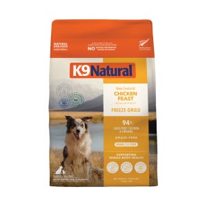 K9 내추럴 동결건조 치킨 피스트 1.8kg