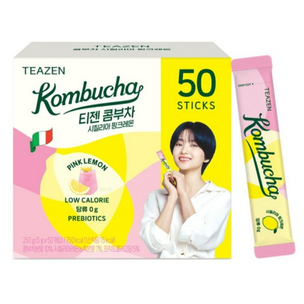 티젠 콤부차 시칠리아 핑크레몬, 5g, 50개입, 1개 (8,900원) (무료)