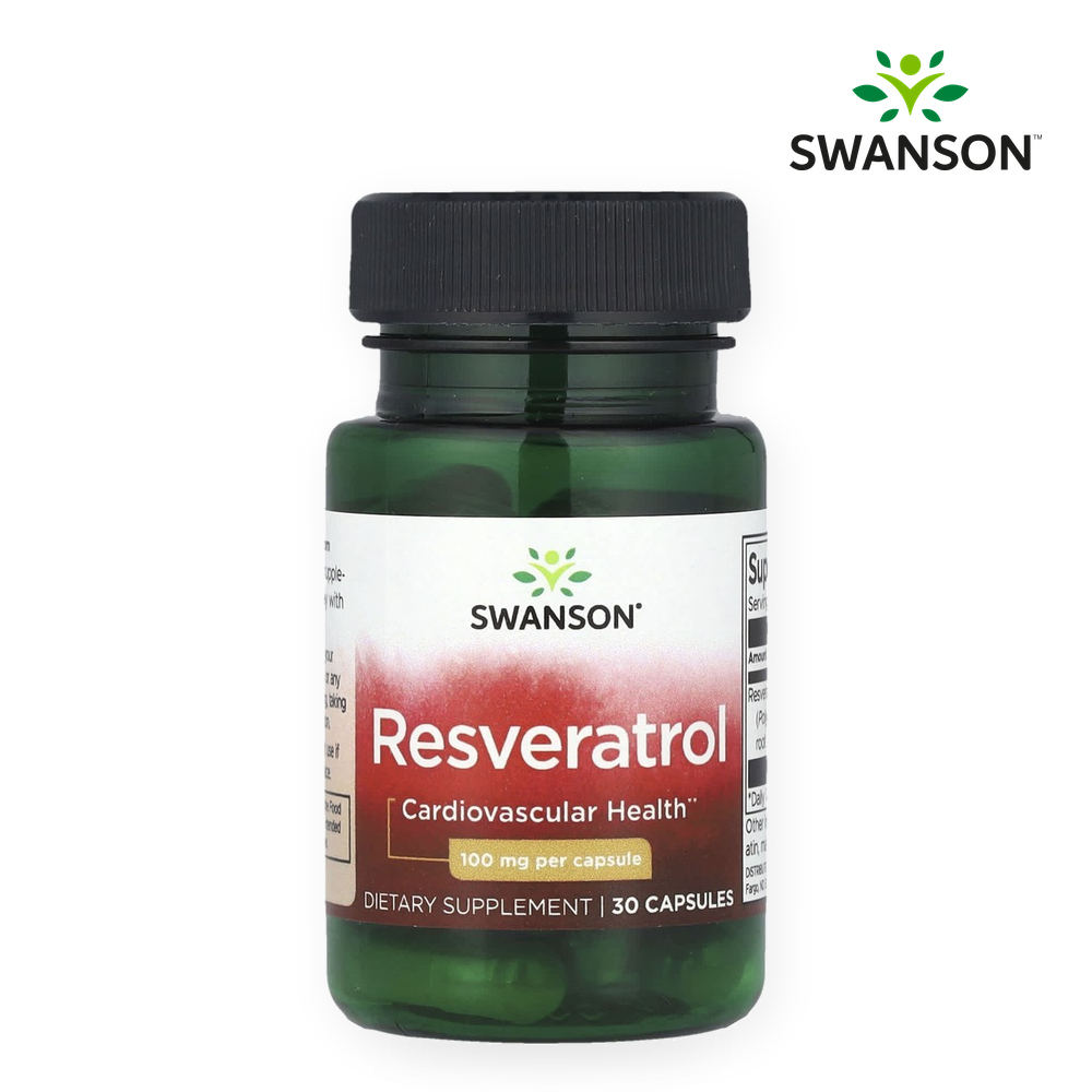 <b>레스베라트롤 100mg</b> 30캡슐 스완슨