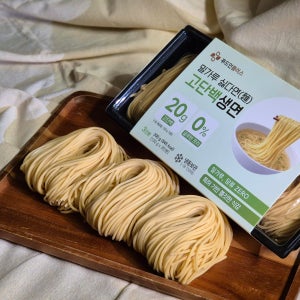 밀가루싫다면 글루텐프리 고단백생면(단백질 20g) 130gx3개 다이어트 식단관리 단백질면 콩국수 비빔면