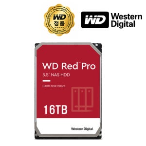 WD RED PRO HDD 16TB WD161KFGX 나스용 (3.5HDD/ SATA3/ 7200rpm/ 256MB/ CMR)