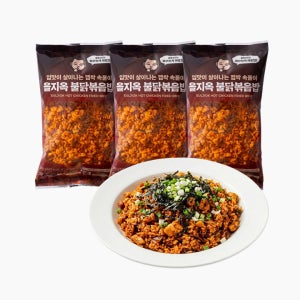 을지옥 맵싹한 속풀이용 불닭볶음밥 냉동 간편식 250g, 3개