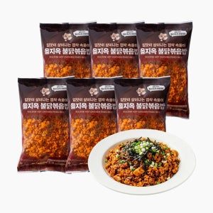 을지옥 맵싹한 속풀이용 불닭볶음밥 냉동 간편식 250g, 6개