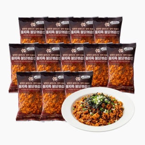 을지옥 맵싹한 속풀이용 불닭볶음밥 냉동 간편식 250g, 12개