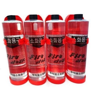 휴대용 투척용 소화기 4세트 차량용 소화기 가정용 화재 초기 진압