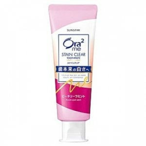 Ora2 치약 스테인클리어 복숭아민트 130g, 1개