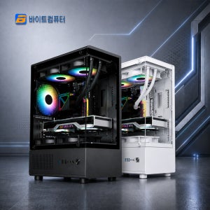 바이트컴퓨터 라이젠5 5600 RTX5050 게이밍PC DDR4 어항케이스