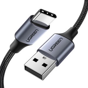 유그린 고급형 C타입 C to A USB 고속충전케이블 US288 그레이, 1개, 3m