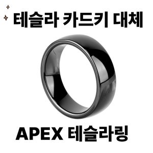 테슬라 링 카드키 호환 반지 NFC 스마트링 시동반지 에이펙스