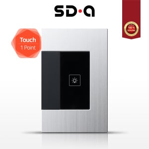 SDA 신동아ES 네오티마 실버 전자식 터치 1구 스위치