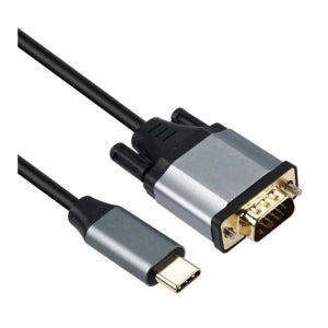 USB 3.1 C타입 to VGA 변환케이블 1.8M 미러링 모드 TV 모니터 프로젝터