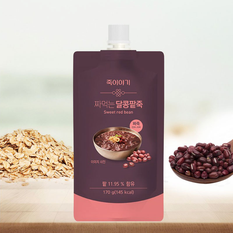 간편식사대용 운동간식 짜먹는 즉석죽 달콩팥죽