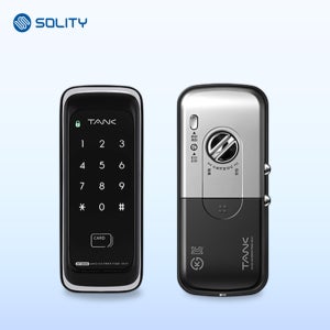 솔리티 AT300 디지털도어락 샤시문 도어락 보조키 카드키 번호키