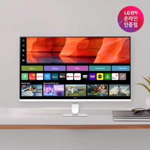 LG전자 U5s 32U501SBW 80cm FHD 120Hz webOS 26 스마트모니터