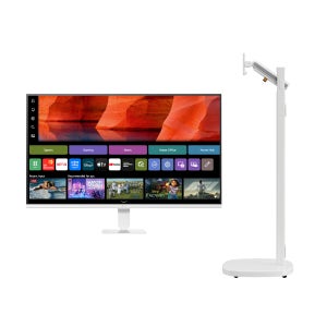 LG전자 스마트모니터 U5s 32U501SBW + 스윙 스탠드라이트 이동식스탠드 결합상품 80cm FHD 120Hz webOS 26
