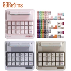 80Retros GB Pad 무선 넘버패드 기계식 매크로 숫자 키 풀알루 레트로 VIA
