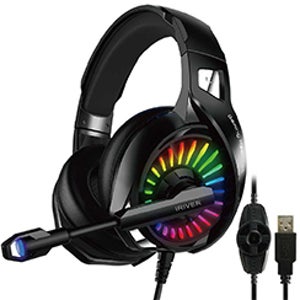 아이리버 USB LED 헤드폰 마이크 PC 게임 유선 게이밍 헤드셋 IGH-A20