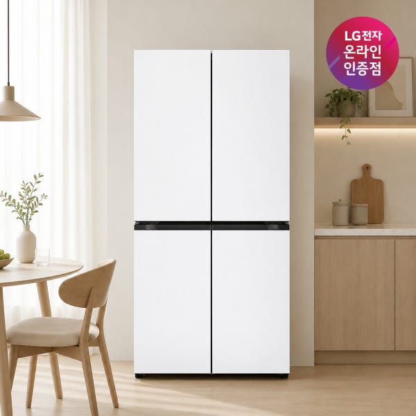 LG 디오스 AI 오브제컬렉션 4도어 냉장고 870L 1등급 T876MQQ011