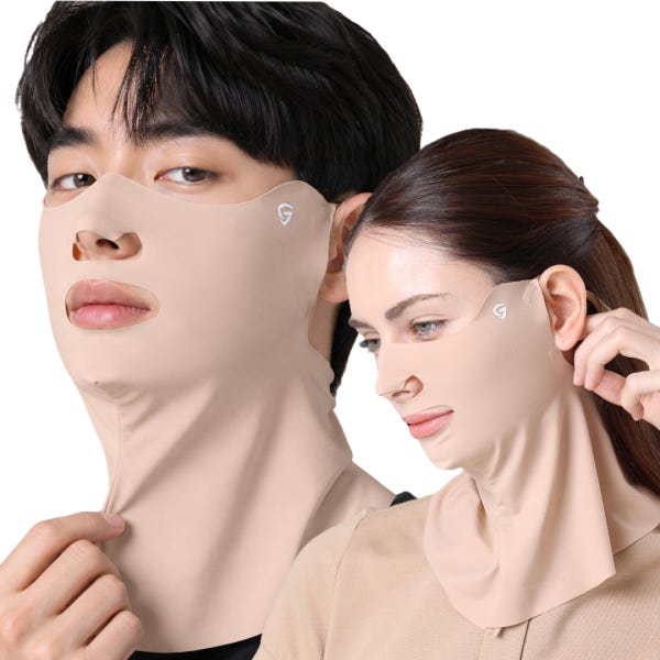 글로즈온 롱넥 UV차단 얼굴가리개 냉감 쿨링17 쿨마스크 골프 남성여성