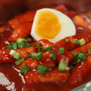 이지한끼 즉석 떡볶이 밀키트 1인분 국물떡볶이 밀떡 매운맛