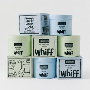 위프 탈취제 WHIFF 글래셔 블루 2개 + 그린 글리온 2개 고체 화장실 베란다 세탁실 하수구 냄새 습기 제거
