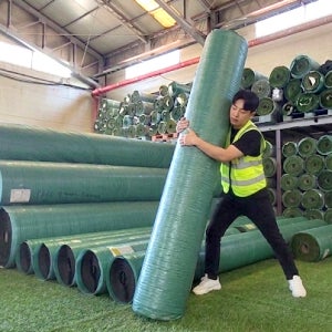 시험성적서받은 에코존 인조잔디 2M x25M 조경용 베란다 마당 옥상 테라스 시공