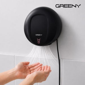 GREENY 에어원 헤파필터 핸드드라이기 손건조 화장실 핸드드라이어