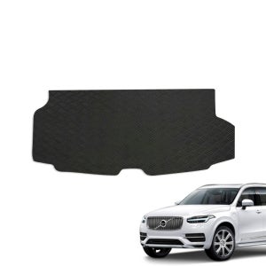 디케이몰 적재함 매트 바닥 체크판 방수 화물칸 고무 매트 볼보 XC90 7인승 하브X, 트렁크, 블랙