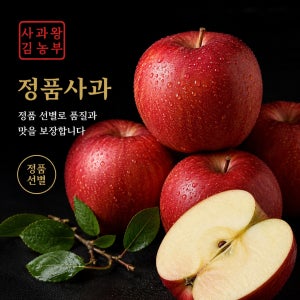 얼음골사과 경북 안동 청송 정품 부사 사과