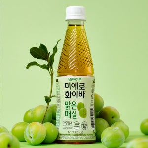미에로화이바 맑은 매실 350ml 24입 저당 식이섬유 저칼로리
