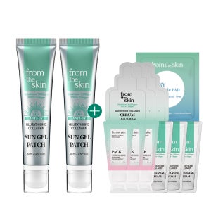 [샘플팩 10매 증정] 프롬더스킨 글루타치온 콜라겐 선 젤 패치 20ml, 2개